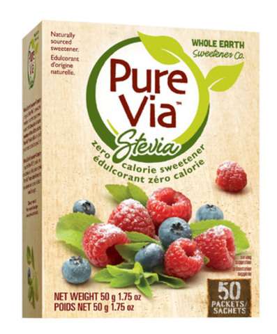 Great tasting, stevia-based Pure Via™ arrives in Canada