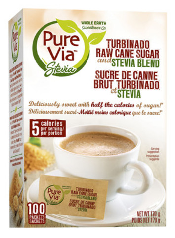 Great tasting, stevia-based Pure Via™ arrives in Canada