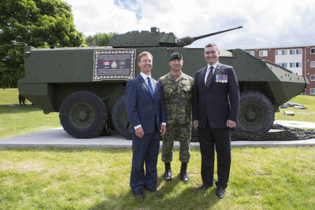 First LAV III Monument Unveiled in Oromocto, New Brunswick - Canada NewsWire (press release)