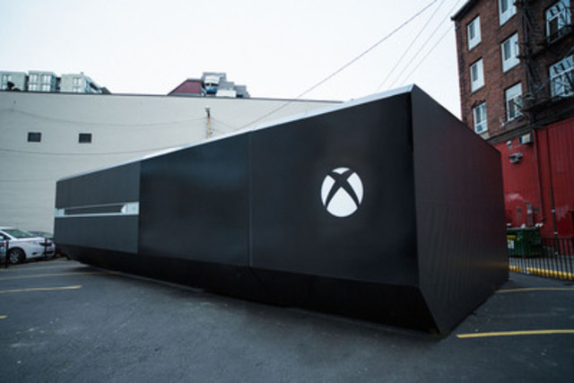 Partially Melodious Mourn Xbox Unveils Colossal Xbox One Console to Celebrate the Biggest Launch in  Xbox History