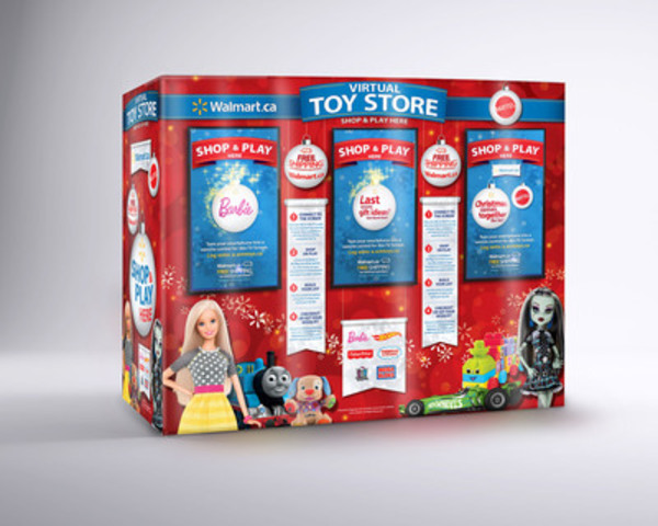 Mattel and Walmart Canada&#039;s Holiday Virtual Toy Store Takes Flight at Pearson Airport with an