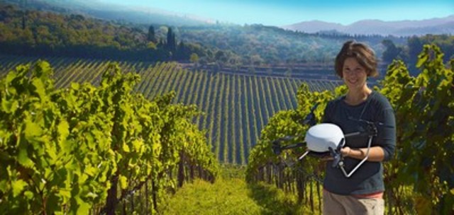 SkySquirrel has worked for the past three years with partners in Canada (photo), California, France and Chile to develop its drone-based imaging technology for detecting disease in vineyards.
