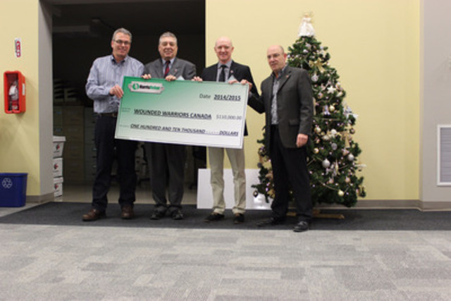 Harris Rebar Donates $110,000 to Wounded Warriors Canada